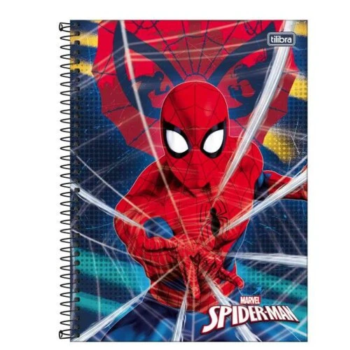 Caderno Universitário 1 matéria Spider-Man 80 Folhas - Foroni