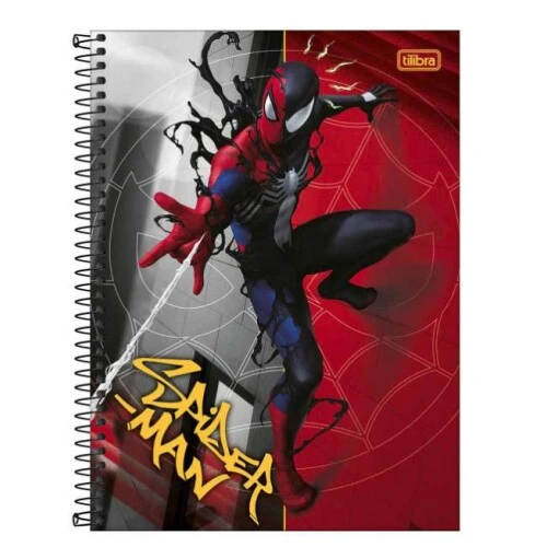 Caderno Universitário 1 matéria Spider-Man 80 Folhas - Foroni
