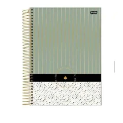 Caderno Universitário 10 Matérias Dots & Spots 160 Folhas - Jandaia