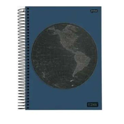 Caderno Espiral EcoWay 1 matéria 80 Folhas - Jandaia