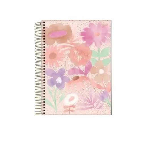 Caderno Universitário 10 Matérias La Creme 160 Folhas - Jandaia Caderno Universitário 10 Matérias La Creme 160 Folhas - Jandaia