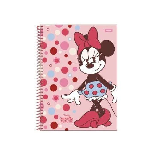 Caderno Universitário 10 matéria Minnie Mouse 160 Folhas Foroni Caderno Universitário 10 matéria Minnie Mouse 160 Folhas Foroni