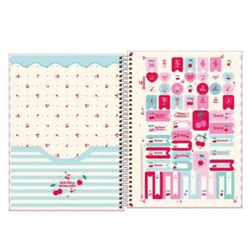 Caderno Universitario 101 Amarena - Tilibra Caderno Universitario 101 Amarena - Tilibra