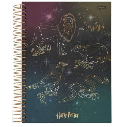 Caderno Universitário 101 Harry Potter 200 Folhas - Jandaia Caderno Universitário 101 Harry Potter 200 Folhas - Jandaia
