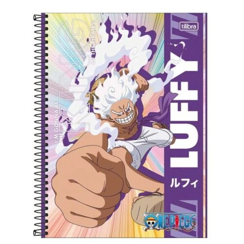 Caderno Universitário 101 One Piece 160 folhas Caderno Universitário 101 One Piece 160 folhas