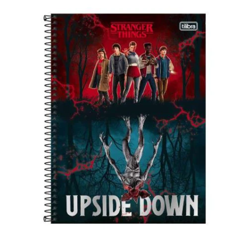 Caderno Universitário 101 Stranger Things 160 folhas Caderno Universitário 101 Stranger Things 160 folhas