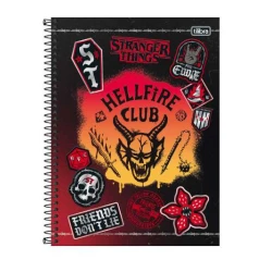 Caderno Universitário 101 Stranger Things 160 folhas
