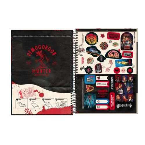 Caderno Universitário 101 Stranger Things 160 folhas Caderno Universitário 101 Stranger Things 160 folhas