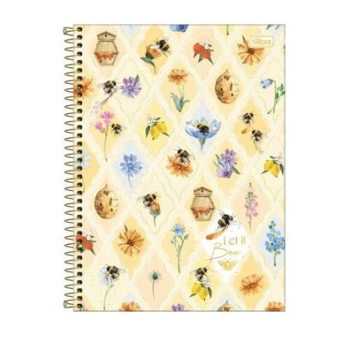 Caderno Universitário 10x1 Honney Bee 160 folhas - Tilibra Caderno Universitário 10x1 Honney Bee 160 folhas - Tilibra