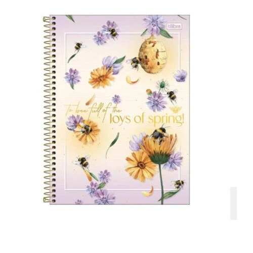 Caderno Universitário 10x1 Honney Bee 160 folhas - Tilibra Caderno Universitário 10x1 Honney Bee 160 folhas - Tilibra