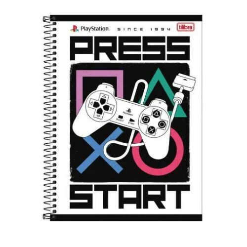 Caderno Universitário 10x1 Playstation 160 Folhas Tilibra Caderno Universitário 10x1 Playstation 160 Folhas Tilibra