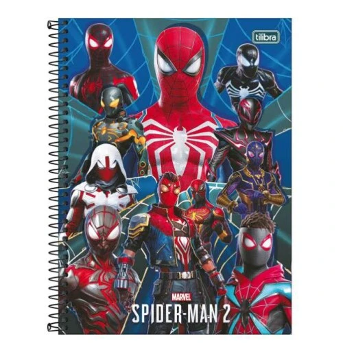 Caderno Universitário 10x1 Spider Game 160 Folhas Tilibra Caderno Universitário 10x1 Spider Game 160 Folhas Tilibra