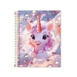 Caderno Universitário 11 Unicorn I Believe 80 Folhas - Cadersil