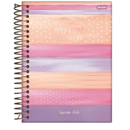 Caderno Universitário 15 Matérias La Creme 240 Folhas - Jandaia Caderno Universitário 15 Matérias La Creme 240 Folhas - Jandaia