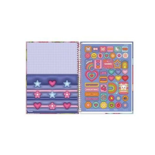 Caderno Universitário 15 Materias Nicecream 240 Folhas Foroni Caderno Universitário 15 Materias Nicecream 240 Folhas Foroni