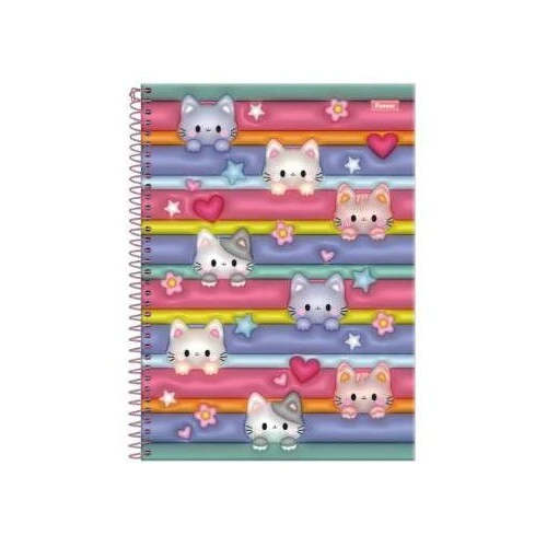 Caderno Universitário 15 Materias Nicecream 240 Folhas Foroni Caderno Universitário 15 Materias Nicecream 240 Folhas Foroni