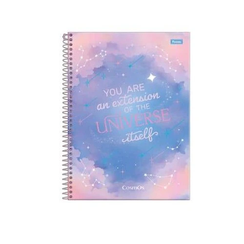 Caderno Universitário 151 Cosmos 240 Folhas - Foroni Caderno Universitário 151 Cosmos 240 Folhas - Foroni