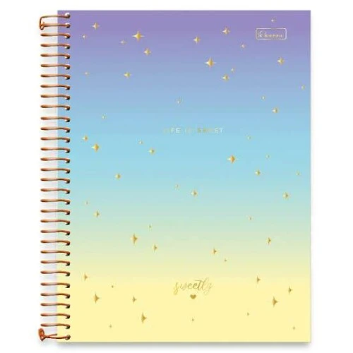 Caderno Universitário 151 Sweetly 248 Folhas - Cadersil