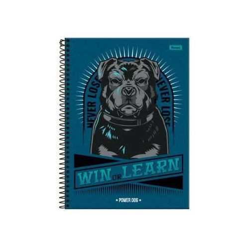 Caderno Universitário 20 Matérias Power Dog - Foroni Caderno Universitário 20 Matérias Power Dog - Foroni
