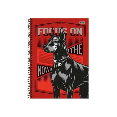 Caderno Universitário 20 Matérias Power Dog - Foroni Caderno Universitário 20 Matérias Power Dog - Foroni