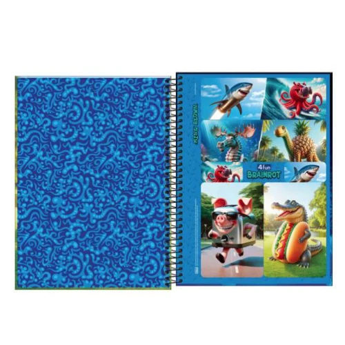 Caderno Universitário 4-Fun - Tilibra Caderno Universitário 4-Fun - Tilibra