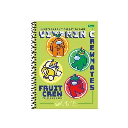 Caderno Universitário A Mong Us 80 Folhas - Foroni Caderno Universitário A Mong Us 80 Folhas - Foroni