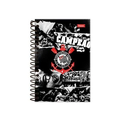 Caderno Universitário Corinthians 80 Folhas - Foroni Caderno Universitário Corinthians 80 Folhas - Foroni