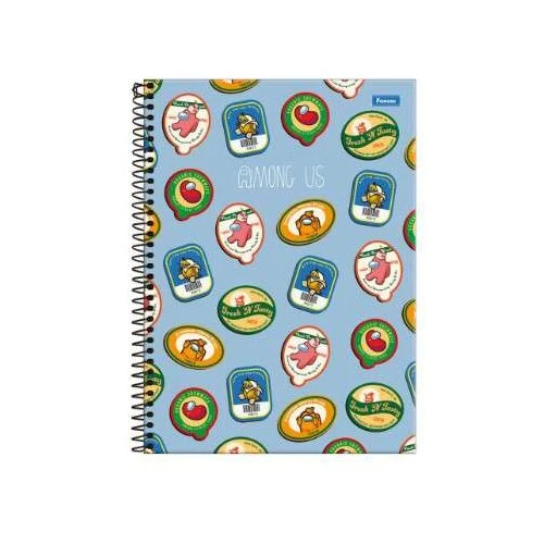 Caderno Universitário A Mong Us 80 Folhas - Foroni Caderno Universitário A Mong Us 80 Folhas - Foroni