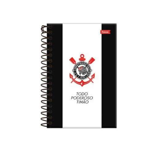 Caderno Universitário Corinthians 80 Folhas - Foroni Caderno Universitário Corinthians 80 Folhas - Foroni