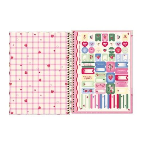 Caderno Universitário Be Berry 10 matérias 160 folhas - Tilibra Caderno Universitário Be Berry 10 matérias 160 folhas - Tilibra
