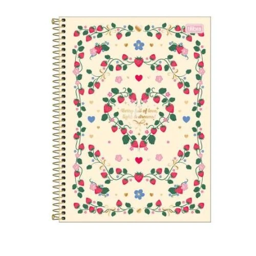 Caderno Universitário Be Berry 10 matérias 160 folhas - Tilibra Caderno Universitário Be Berry 10 matérias 160 folhas - Tilibra
