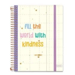 Caderno Universitário Be Kind 10 Matérias 160 Folhas - Cadersil