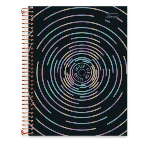 Caderno Universitário So Flow 10 matérias 160 Folhas - Cadersil