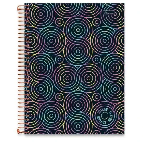 Caderno Universitário So Flow 10 matérias 160 Folhas - Cadersil