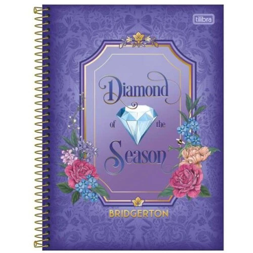 Caderno Universitário Bridgerton matéria 80 folhas - Tilibra Caderno Universitário Bridgerton matéria 80 folhas - Tilibra