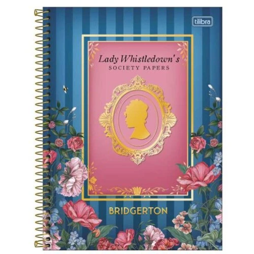 Caderno Universitário Bridgerton matéria 80 folhas - Tilibra Caderno Universitário Bridgerton matéria 80 folhas - Tilibra