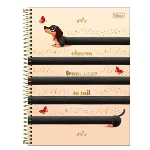 Caderno Universitário Brownie 1 matérias 80 folhas - Tilibra Caderno Universitário Brownie 1 matérias 80 folhas - Tilibra