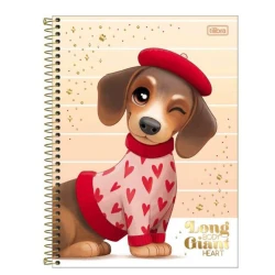 Caderno Universitário Brownie 1 matérias 80 folhas - Tilibra