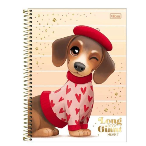 Caderno Universitário Brownie 1 matérias 80 folhas - Tilibra Caderno Universitário Brownie 1 matérias 80 folhas - Tilibra