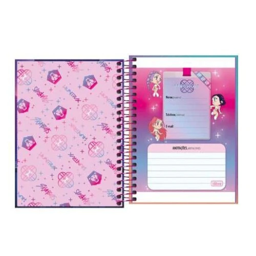 Caderno Universitario CD Guerreiras Do K-pop Tilibra 1 matéria 80 Folhas - Tilibra Caderno Universitario CD Guerreiras Do K-pop Tilibra 1 matéria 80 Folhas - Tilibra