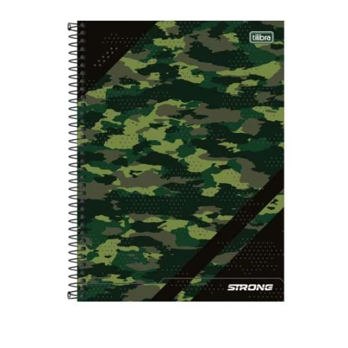 Caderno Universitário Camuflado 1 matéria 80 Folhas Tilibra Caderno Universitário Camuflado 1 matéria 80 Folhas Tilibra