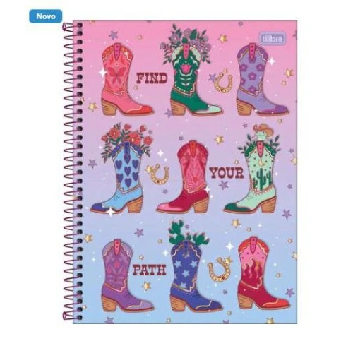 Caderno Universitário Check Pop 1 matéria 80 Folhas Tilibra Caderno Universitário Check Pop 1 matéria 80 Folhas Tilibra