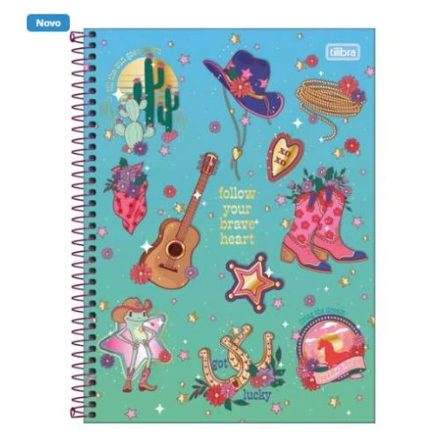 Caderno Universitário Check Pop 1 matéria 80 Folhas Tilibra Caderno Universitário Check Pop 1 matéria 80 Folhas Tilibra