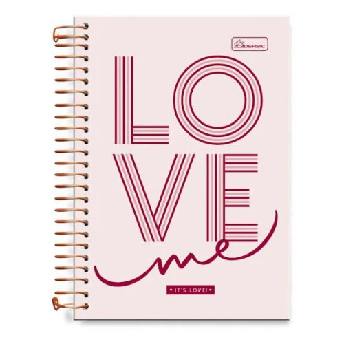 Caderno Espiral It's Love 80 Folhas - Cadersil