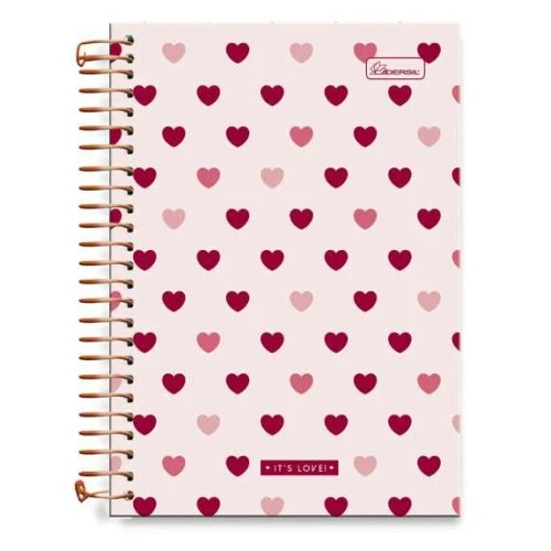 Caderno Espiral It's Love 80 Folhas - Cadersil