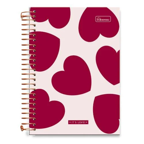 Caderno Espiral It's Love 80 Folhas - Cadersil