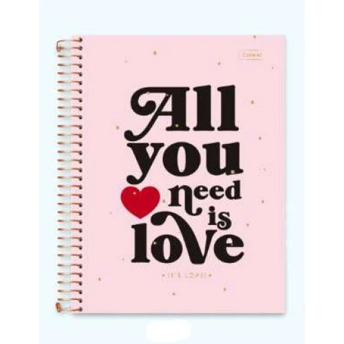 Caderno Universitário Colleg It's Love 160 Folhas Cadersil Caderno Universitário Colleg It's Love 160 Folhas Cadersil