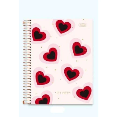 Caderno Universitário Colleg It's Love 160 Folhas Cadersil Caderno Universitário Colleg It's Love 160 Folhas Cadersil