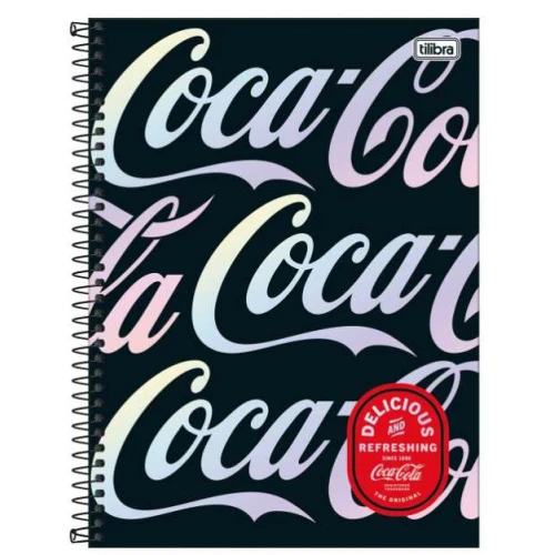 Caderno Universitário Connect Coca-Cola 10 matérias 160 folhas - Tilibra