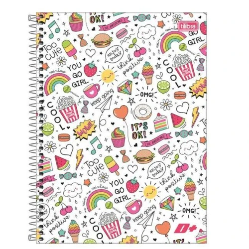 Caderno Universitário D+ 16 matérias 320 Folhas - Tilibra Caderno Universitário D+ 16 matérias 320 Folhas - Tilibra